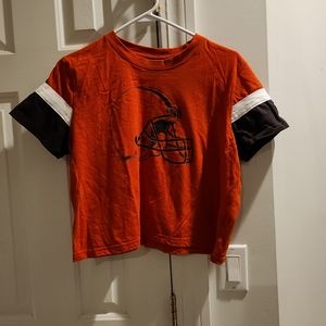 Cleveland browns crop tshirt